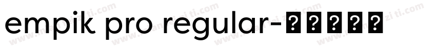 empik pro regular字体转换